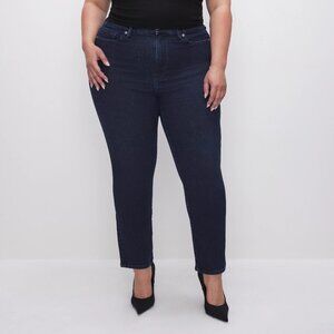 Good American Always Fits Good Legs Cigarette Jeans - BLACK 131 - Size 20